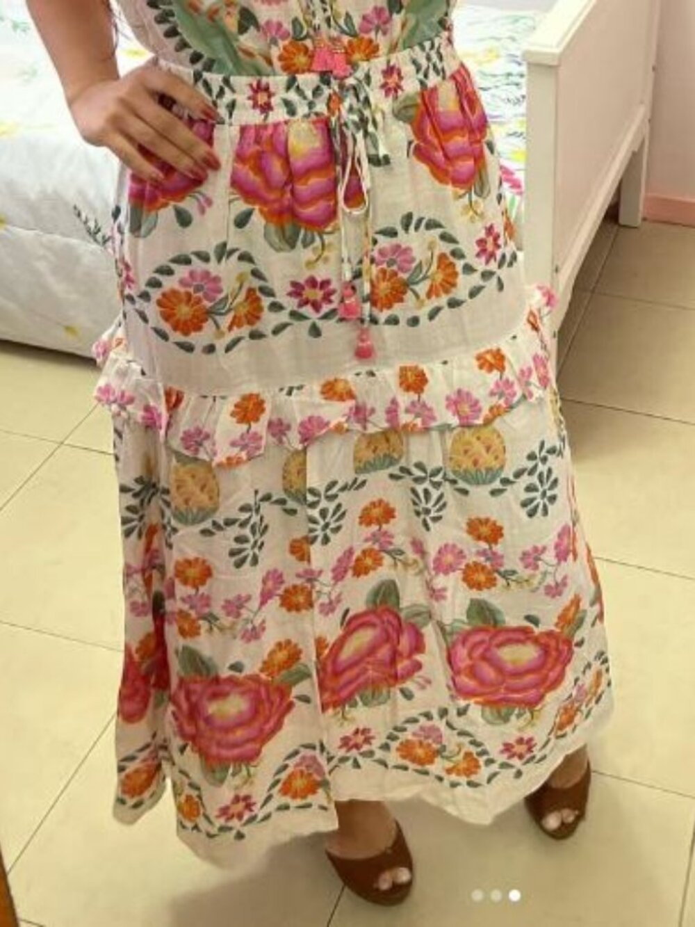FARM Rio Macaw Blossom Floral Maxi Skirt sz S NWT - Brazil Line Exclusive!!! - Picture 8 of 10